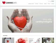 Tablet Screenshot of cardiosafe.es